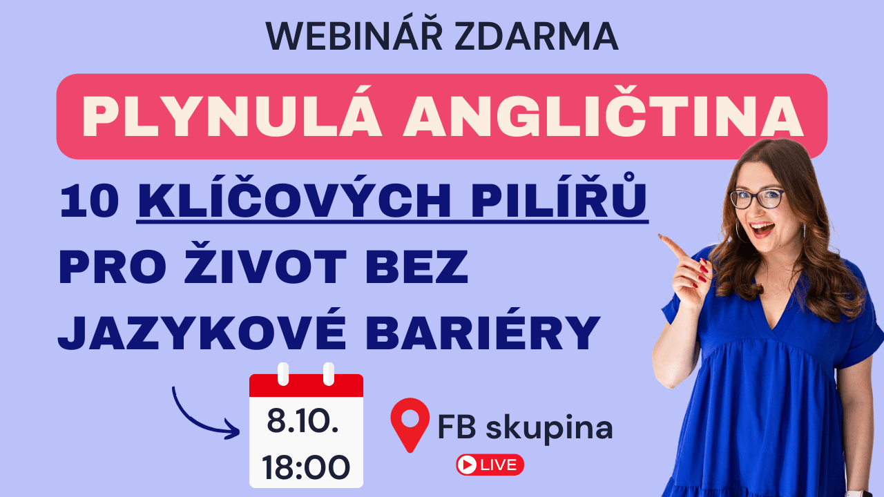 Plynulá angličtina: Webinář zdarma obrázek 1